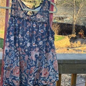 Floral Sleeveless Top